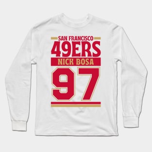 San Francisco 49ERS Bosa 97 Edition 3 Long Sleeve T-Shirt